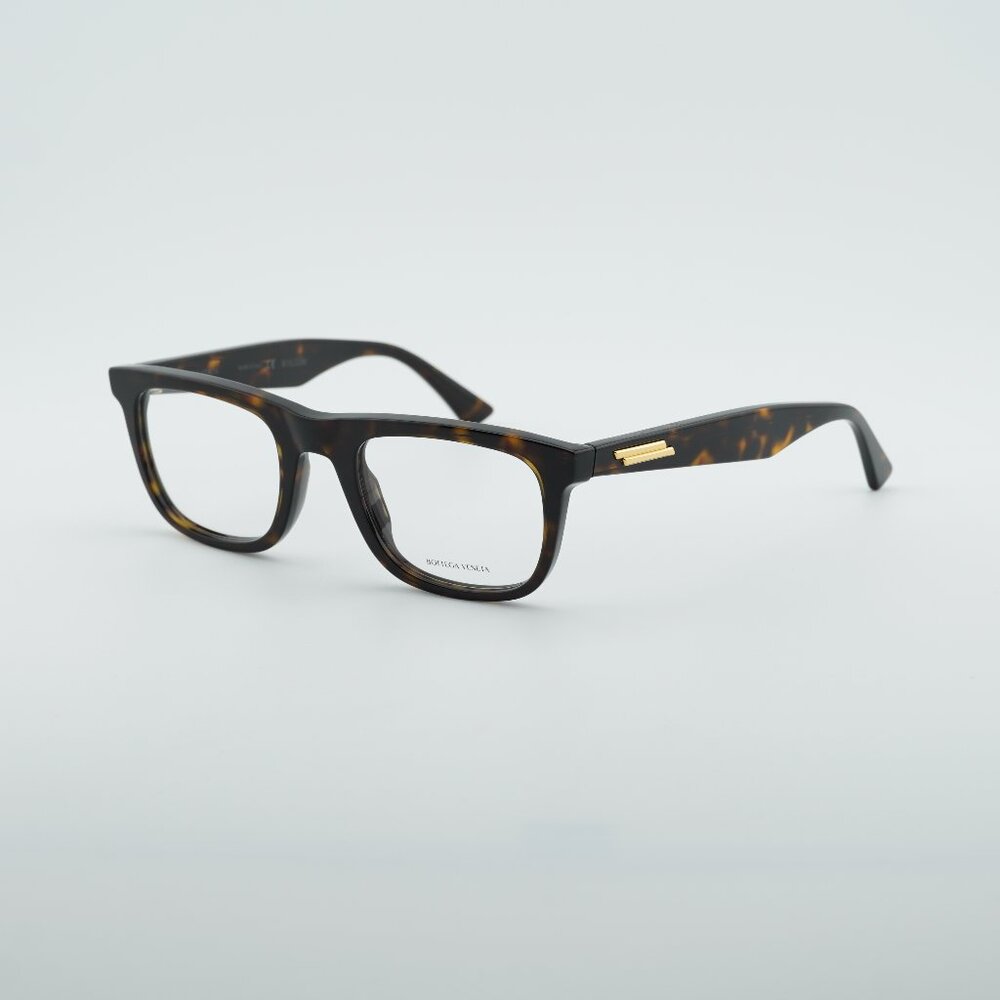 Bottega Veneta BV1129O 002 Eyeglasses Havana 50mm Rectangle Frame